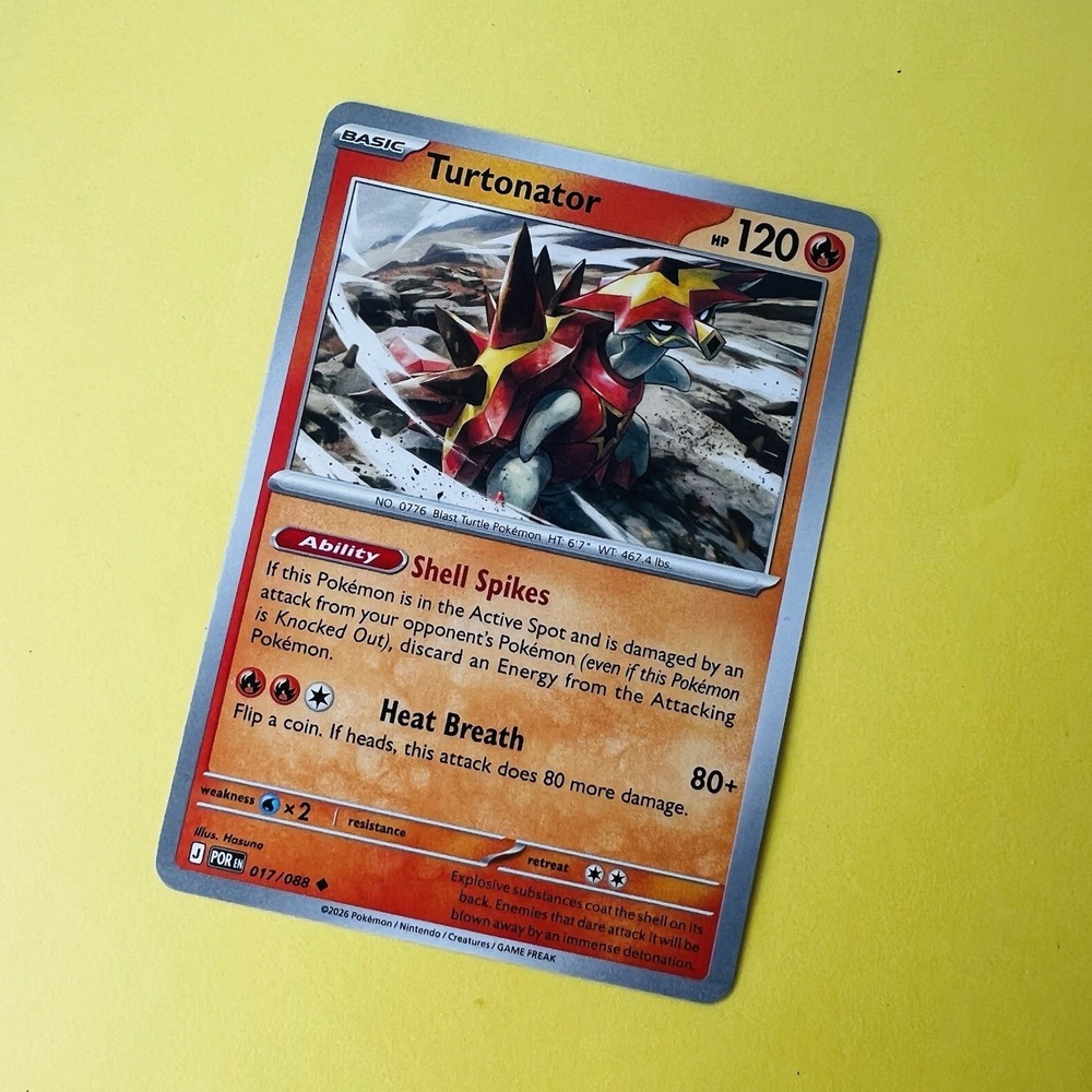 Pokémon Turtonator 017/088 Perfect Order  Near Mint - Picture 2 of 3